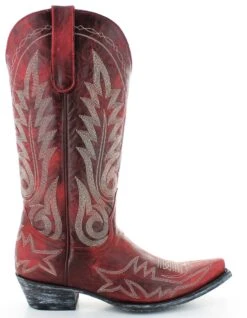 L175-262RF Old Gringo Women's Red NEVADA Wide Calf Boot 8 L175-262RF Old Gringo Women's Red NEVADA Wide Calf Boot -Western Store nevada relaxed fit