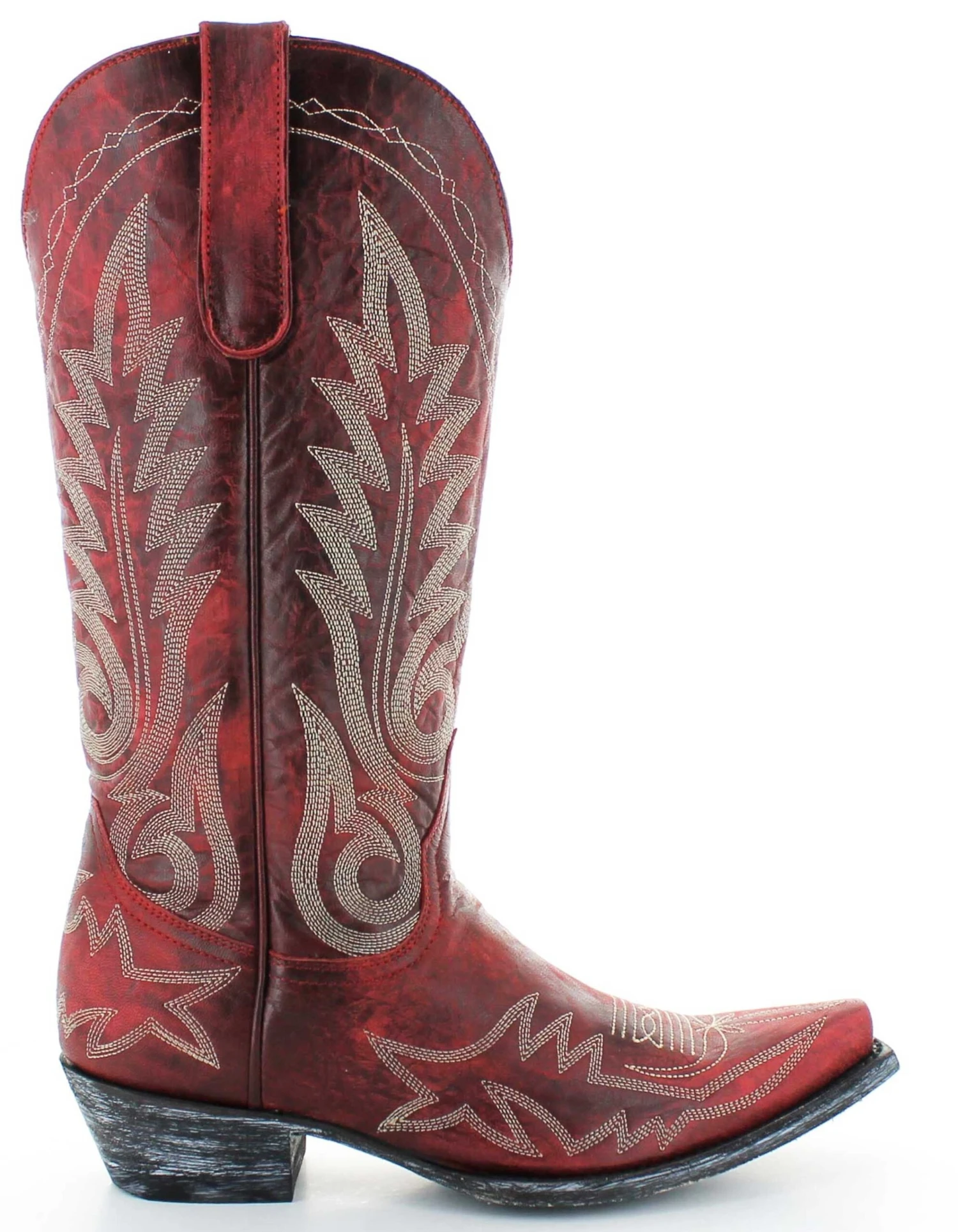 L175-262RF Old Gringo Women's Red NEVADA Wide Calf Boot 5 L175-262RF Old Gringo Women's Red NEVADA Wide Calf Boot - Image 3