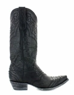 YL161-2 Yippee Ki Yay By Old Gringo Women's SINTRA Black Snip Toe Boot -Western Store sintra in black by old gringo