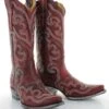 YL277-7 Yippee Ki Yay By Old Gringo Women's VITTORIA STITCHED Snip Toe Red Boot -Western Store yl277 7std